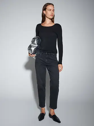 SOMEDAY | Camiseta de manga larga KIROSA SOFT LONG | schwarz